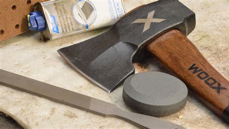 how to sharpen an axe with a stone: the metaphor of persistence in the face of adversity